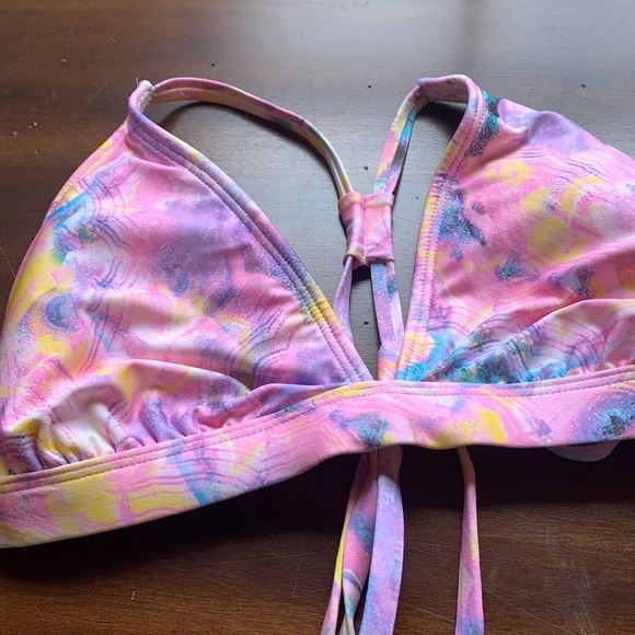 NWT‎ Gianni Bini Tie Dye Bra Size Halter Top 34DD - Picture 1 of 6